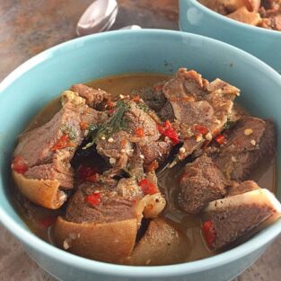 cow tail pepper soup