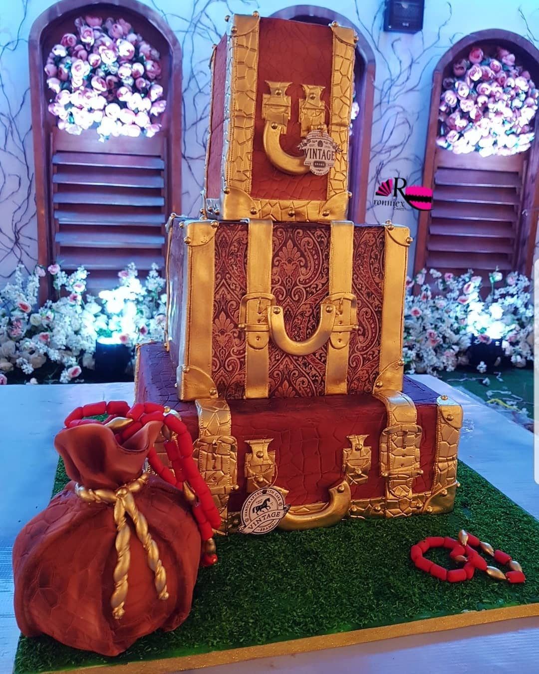 nigerian traditional wedding cake