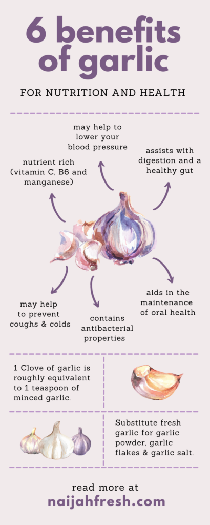 health benefits of garlic