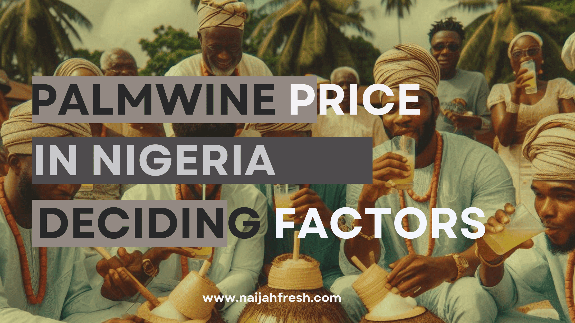 palm wine price in Nigeria